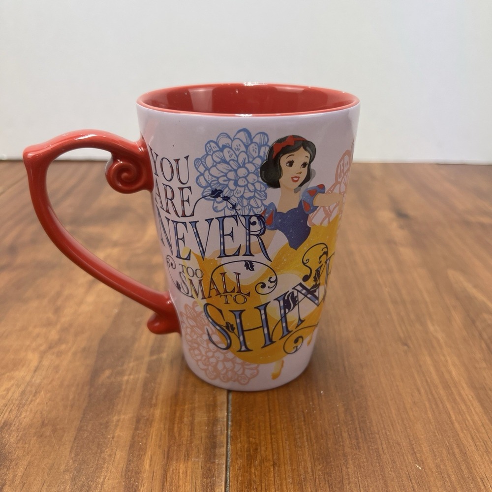 Disney Store Snow White Quote Tall Mug 2016 Discontinued